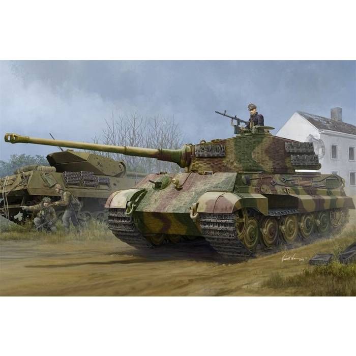 Hobby Boss 84559 – Maquette Char Tiger II (Henschel) 1/35 – Kit Plastique à Monter Et Peindre – Pour Modélistes Passionnés