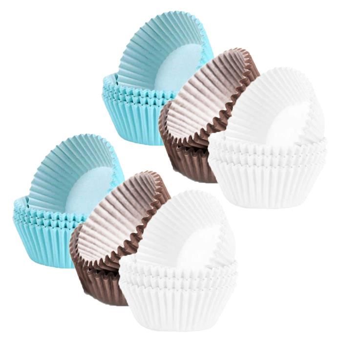 600 pièces Moule de papier à Cupcake étuis à Muffins emballages en papier doublures de Cupcake