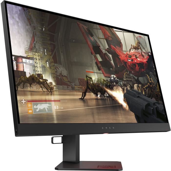 Ecran PC Gamer – OMEN X by HP 27 – 27 25K – Dalle TN – 1 ms – 240 Hz – 2x HDMI / DisplayPort – AMD FreeSync