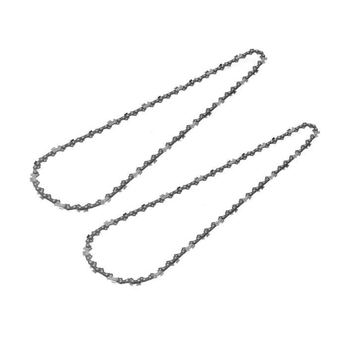 Lot De 3 Chaînes De Tronçonneuse 8 Pouces 45TG - Acier Au Manganèse Pour Élagage Jardin Et Petits Travaux