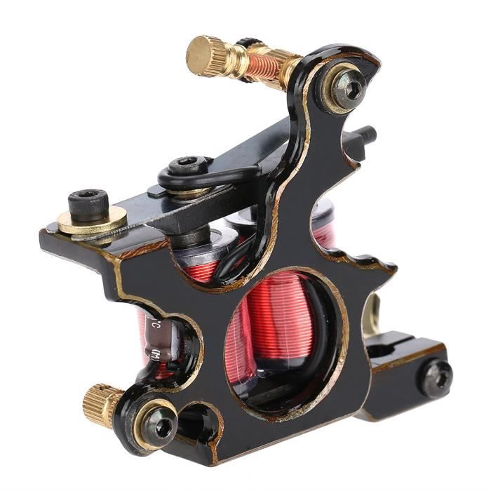 Kit Stylo Tatouage POSEIDON Professionnel - Machine Sans Fil, 20 Cartouches D'aiguilles, Encres, Batteries Rechargeables, Pour Débutants