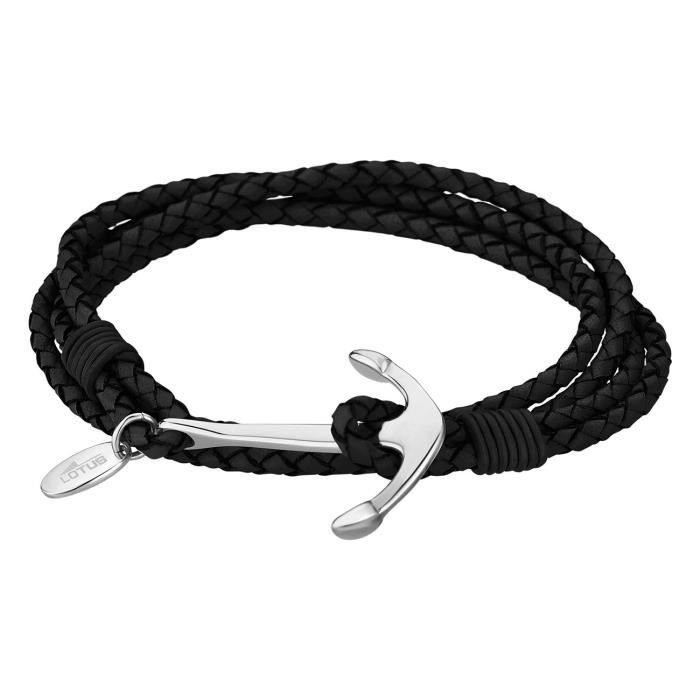 BRACELET LOTUS STYLE PULSERA NOIR LS2102-2/1