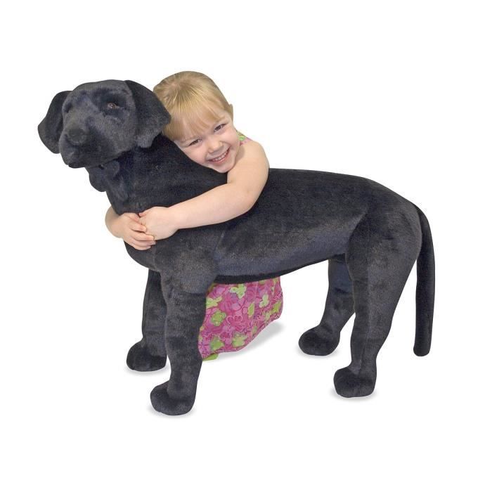 Peluche Labrador Noir MELISSA DOUG New1 401 Jouet en peluche avec marquages realistes Polyester souple Cdiscount Jeux Jouets