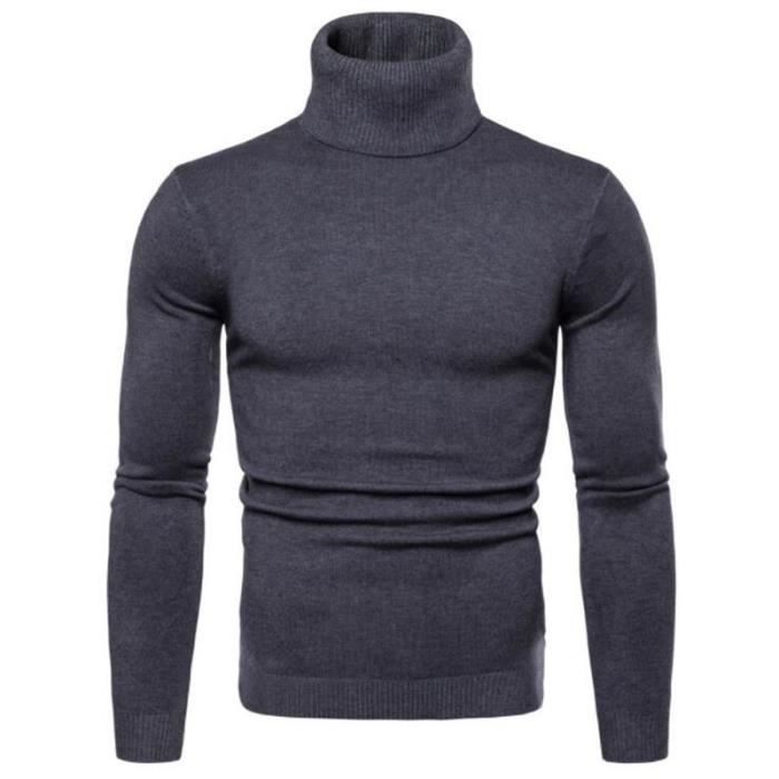 Pull à col roulé pour homme - [MARQUE] - [Modèle] - pur document ...