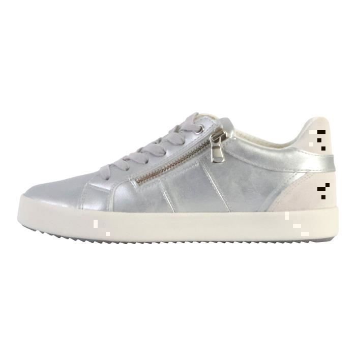 Geox Basket à Lacets Geox Blomiee - Argent/Blanc