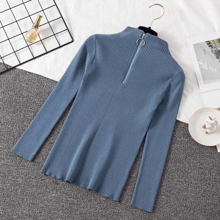Pull demi best sale col roulé