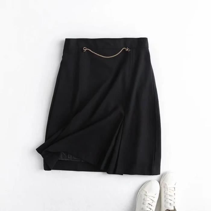 Jupe Withered Mini jupe Style anglais pour femmes Sexy decontractee collection hiver 2020 Type Black Blanc Cdiscount Pret a Porter