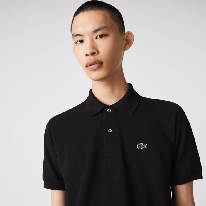Lacoste Polo Homme L1212.031 Manche Courte Classic Fit Noir noir Cdiscount Pret a Porter