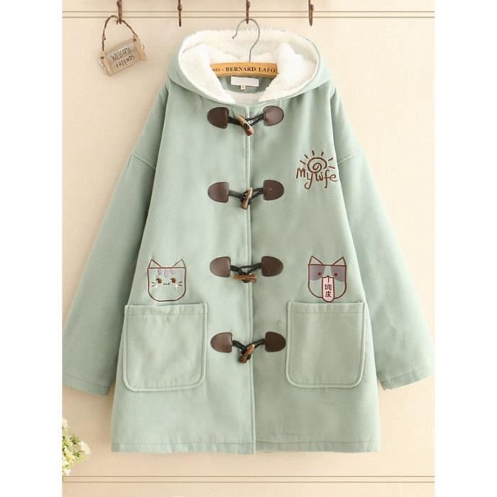 Manteau à Capuche Femme Doudoune Hiver Kaki - Veste Militaire Déperlante Chaude | Style Aviateur, Printemps/Hiver