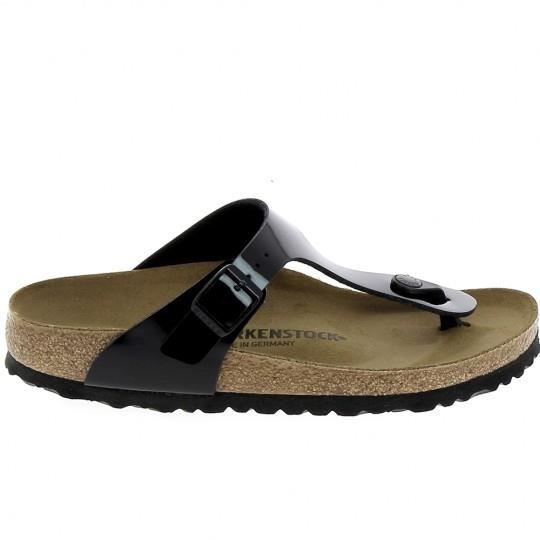 birkenstock gizeh noir vernis