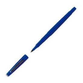 12 stylos feutre Nylon Flair bleu pointe moyenne