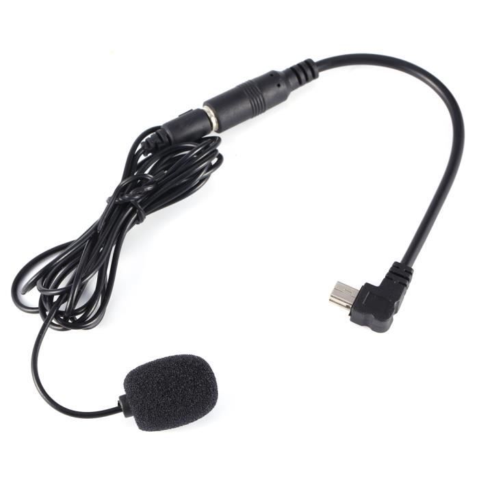 Pwshymi Mini microphone Clip de microphone externe 3,5 mm sur micro
