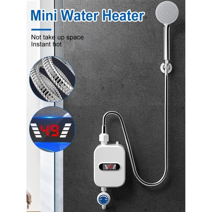 Chauffe-Eau Instantané Sans RéServoir, 6000W Chauffe-eau Électrique