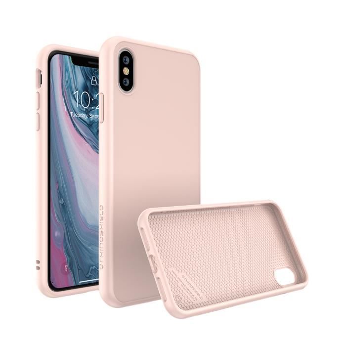 Coque Solidsuit Rhinoshield Pour Iphone X Rose Poudre Cdiscount Telephonie