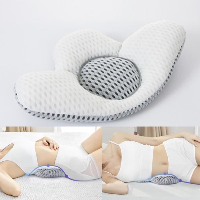 Coussin de soutien lombaire universel Douce soutien lombaire dos Coussin de taille Oreiller à domicile soulager la douleur