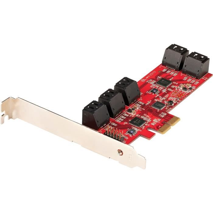 Carte Controleur 2 Ports Sata 3 (Sata Iii) - 6Gbits - Pci Express 3.0 X1 (Pcie X1 - Pci-E X1