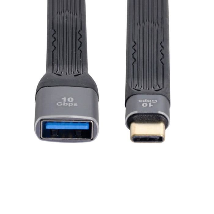 Câble Adaptateur USB-C Mâle Vers VGA Mâle 1,8 M - Full HD 1080p Pour PC, Projecteurs - 5