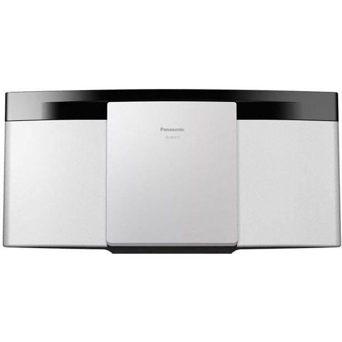 Micro Hi-Fi Panasonic SC-HC212EG-W - Lecteur CD, Radio numérique DAB+, Bluetooth, USB