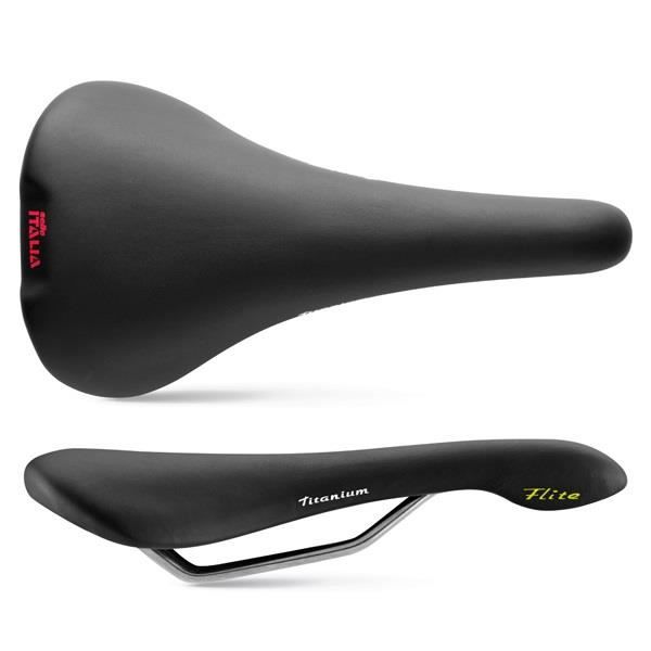 Selle de vélo SELLE ITALIA Flite 1990 Noir Rail Titane Ø
