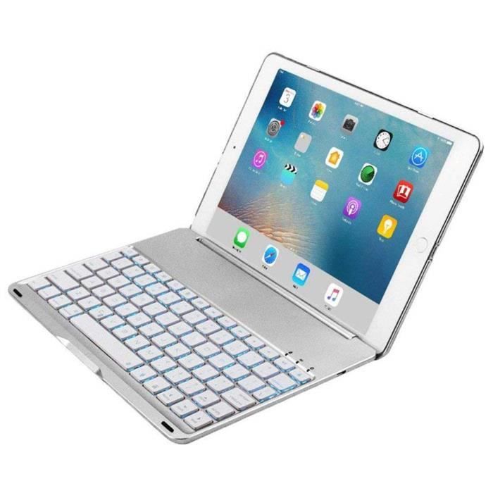 Coque pour iPad Air 5e génération avec clavier – 7 couleurs