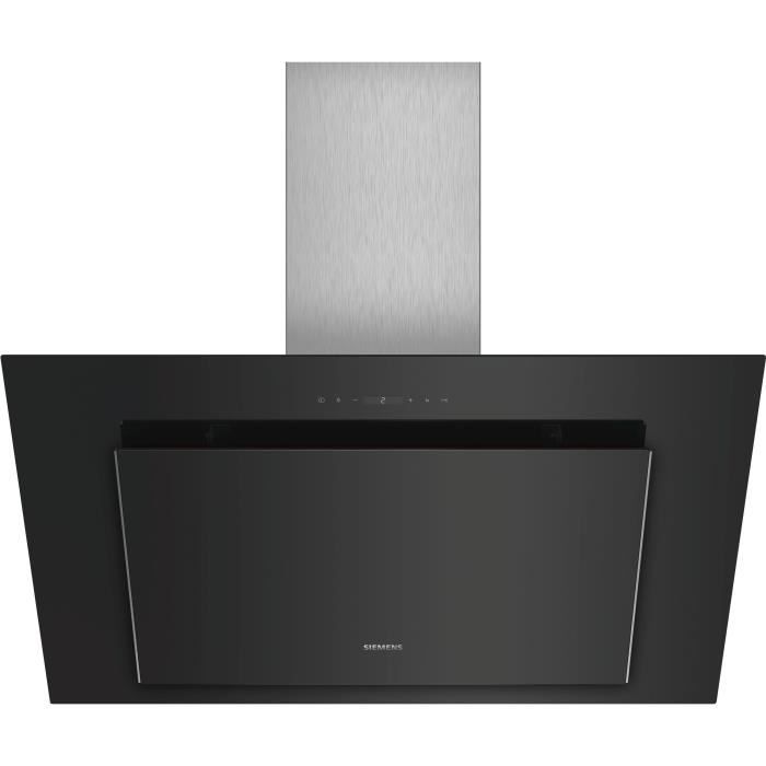 SIEMENS - LC98KLP60 - Hotte inclinée - 836 m³/h max - 56 dB max - 3  vitesses + 2 intensifs - L90cm - Noir - Cdiscount Electroménager