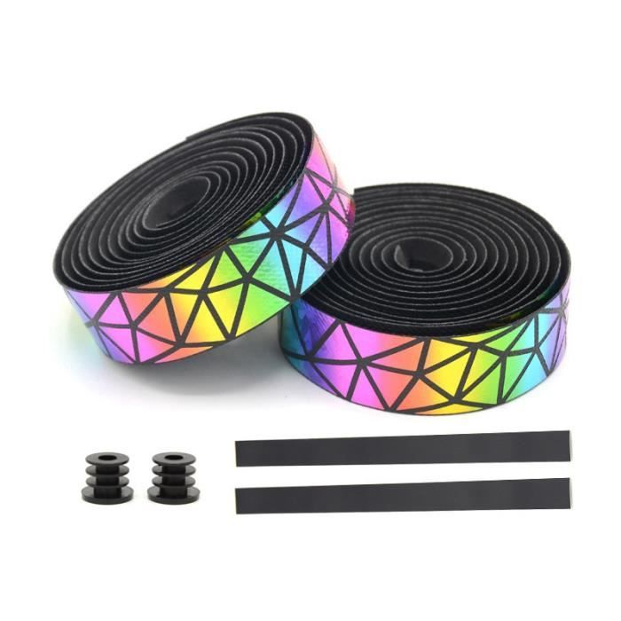 Ruban De Guidon Vélo Route Uxcell – PU EVA Noir Avec Embouts (neuf)