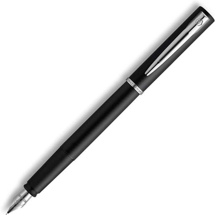Stylo Plume Regent Laqué - Blanc, Noir Ou Rouge, Plume Plaqué Or, Fourni Avec Coffret Cadeau