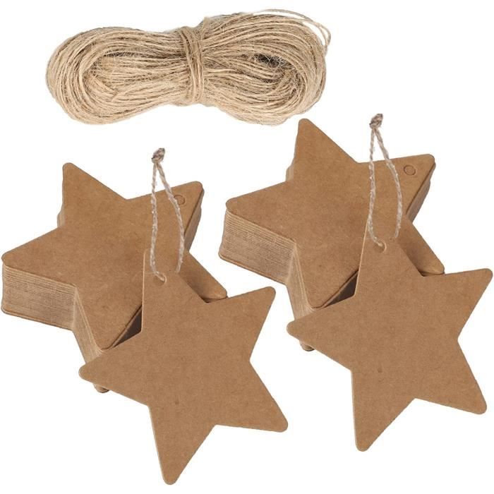 HAN SHENG Lot De 30 Boîtes Cadeaux Creuses En Papier Kraft