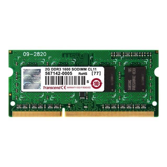 RAM 4Go DDR3 SODIMM PC3-10600 1333Mhz - Barrette Neuve 204 Broches, 1.5V, Non ECC
