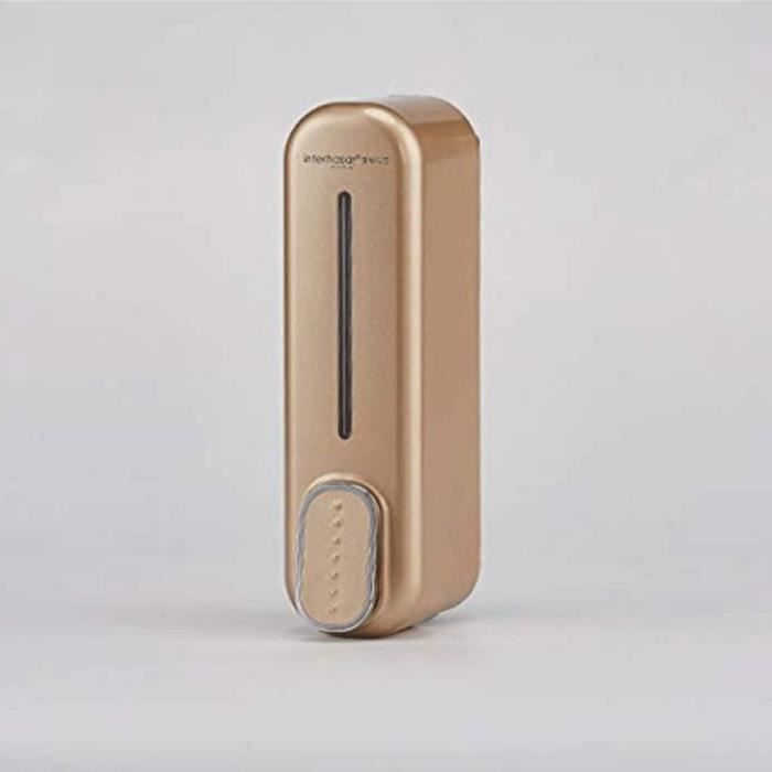 Distributeur De Savon Mural Manuel | Pompe Inox, Capacité 300 Ml, Vert | Pour Salle De Bain Ou Cuisine