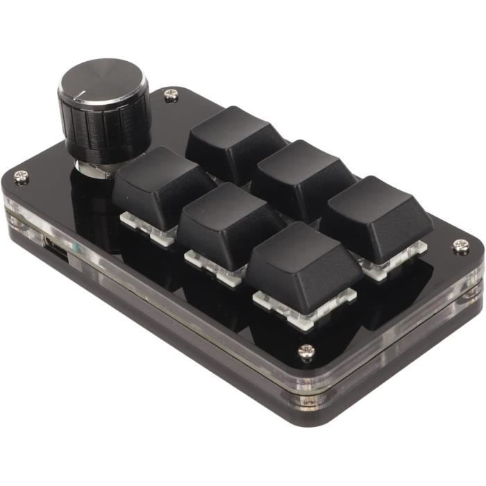 Clavier De Jeu Filaire RVB, Clavier Mécanique Programmable Rétroéclairé Arc-en-Ciel Rechargeable