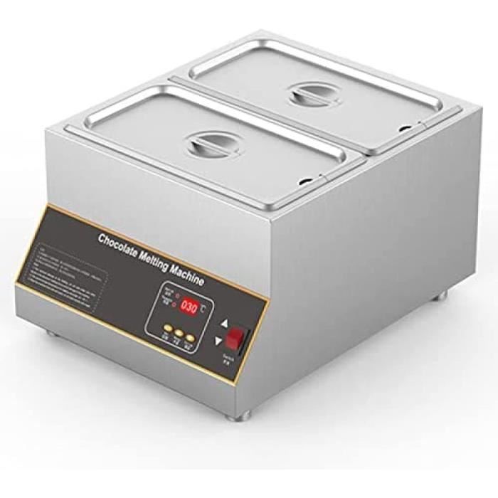 Fondoir à Chocolat Professionnel - Capacité 10 L, Température Réglable 0-85°C - Pour Chocolaterie, Restaurant