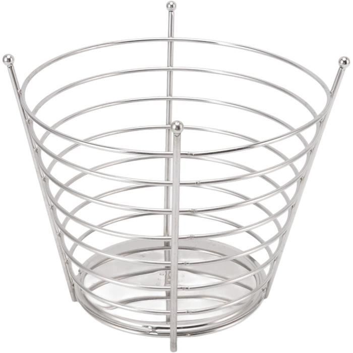 Corbeille Filet Métallique Ovale APS SVART 20x15x8cm - Idéale Pour Fruits, Pain Ou Légumes