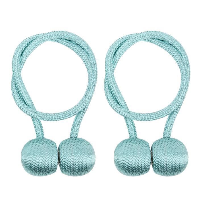 Lot De 2 Embrasses Magnétiques Pour Rideaux BEISIJIA - Design Chat, Fleur, étoile - Sans Perçage - Pour Maison, Bureau - Longueur Corde 40 Cm
