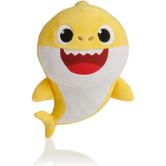 Wow Wee Baby Shark Song Poupee Baby Shark Peluche Douce Jaune En Anglais Cdiscount Jeux Jouets