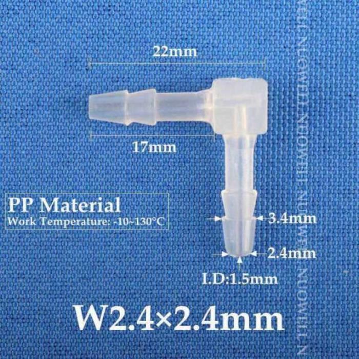 Connecteur en PP pour Tuyau d'eau 25mm, Connecteur de Serrage pour Tuyaux en PE, pour fitting 25mm