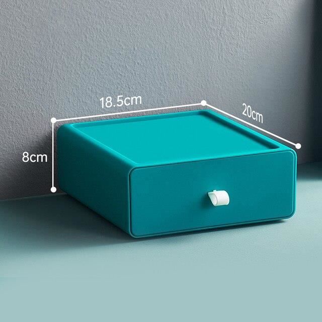 Lot De 3 Paniers De Rangement En Feutre Pliables - Organiseur Bureau, Salon, Salle De Bain - Gris, 30x28cm Déplié - 8