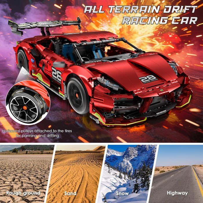 Jamara Mini Cooper S Rouge – Voiture Télécommandée 1/24 Échelle 2 Canaux, Intérieur Détaillé