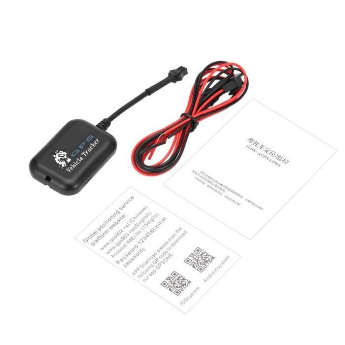 Traqueur antivol GSM/GPRS/GPS - Avec télécommande - Noir - MOBILE 974