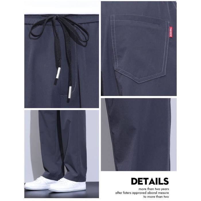 Pantalon Jogging Homme Stretch Séchage Rapide Hip-Hop Sport - Pantalon Décontracté Gym Activewear