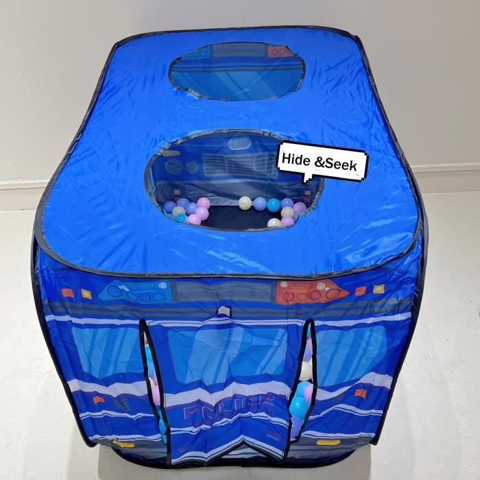 Tente de Jeu Pliable Château Enfant, Maison de Jeu Portable