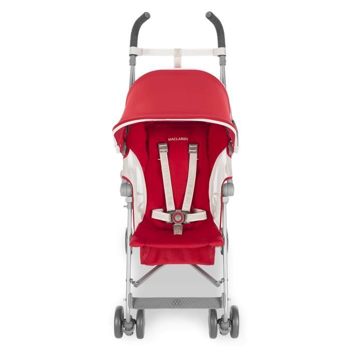 Poussette maclaren rouge shop