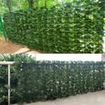 Treillis,Filet de clôture à feuilles de feuillage artificiel,clôture de balcon,écran d'intimité,décor mural de jardin - Type A-2