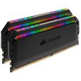 CORSAIR Mémoire PC DDR4 3600 VENGEANCE C18  DOMINATOR PLATINUM RGB 16Go (2x8Go) – (PC4-28800) Noire-2