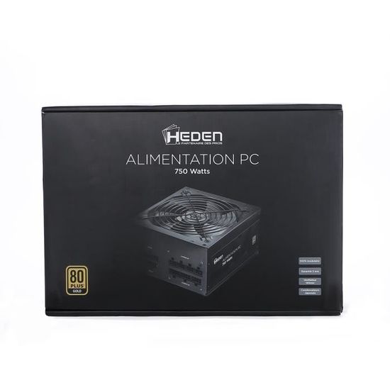 HEDEN - Alimentation PC ATX HEDEN 80PLUS Gold 750W - Alimentation