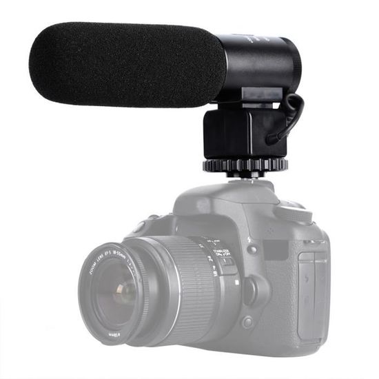 CONCEPT CM-500 Métal Cardioïde Directionnel Condenseur Shotgun Vidéo  Microphone Interview Mic pour Canon Nikon Sony DSLR Caméra Caméscope -  Microphone - Achat & prix