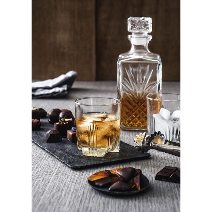 CRYSTALIA Qualité Supérieure Verres à Whisky par 6 100% SANS PLOMB