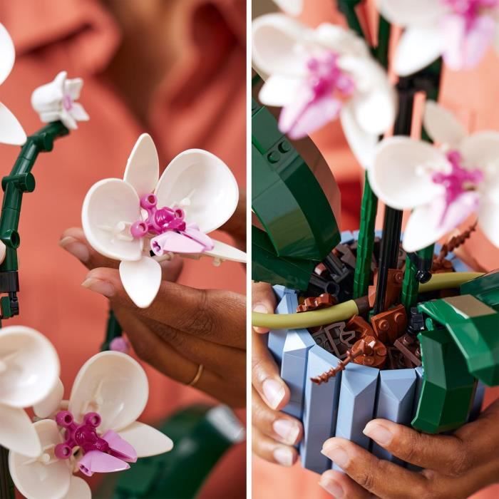 LEGO® Icons 10311 L'Orchidée Plantes de Fleurs Artificielles d'Intérieur,  Décoration de Maison - Cdiscount Jeux - Jouets