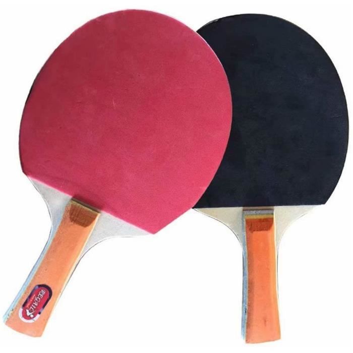 Ensemble Tennis De Table Pro – 2 Raquettes + Filet Rétractable + 3 Balles – Kit Complet Famille & Enfants