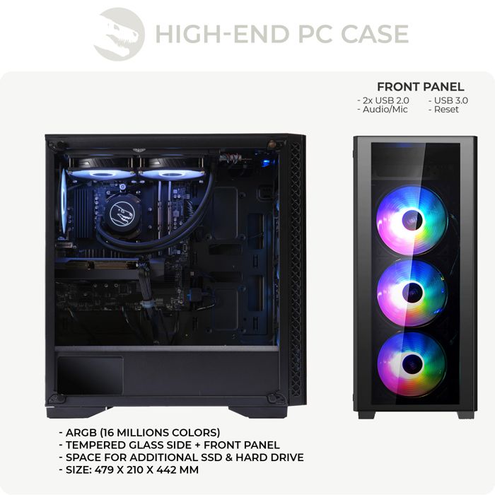 PC Gaming avec Watercooling, Intel i9, RTX 20702